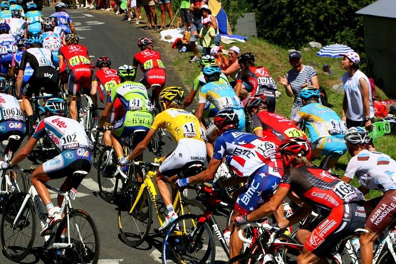 Le Tour de France, suivi par plus de 3,5 milliards de téléspectateurs.