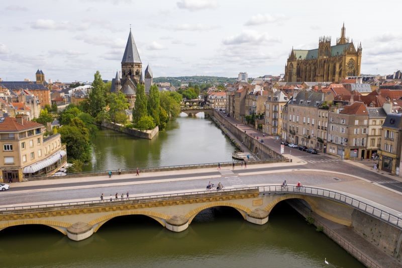 La Moselle, Voie Bleue