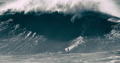 Vidéo - Au Portugal, à Nazaré, la surfeuse Justine Dupont dompte "la bombe" 6