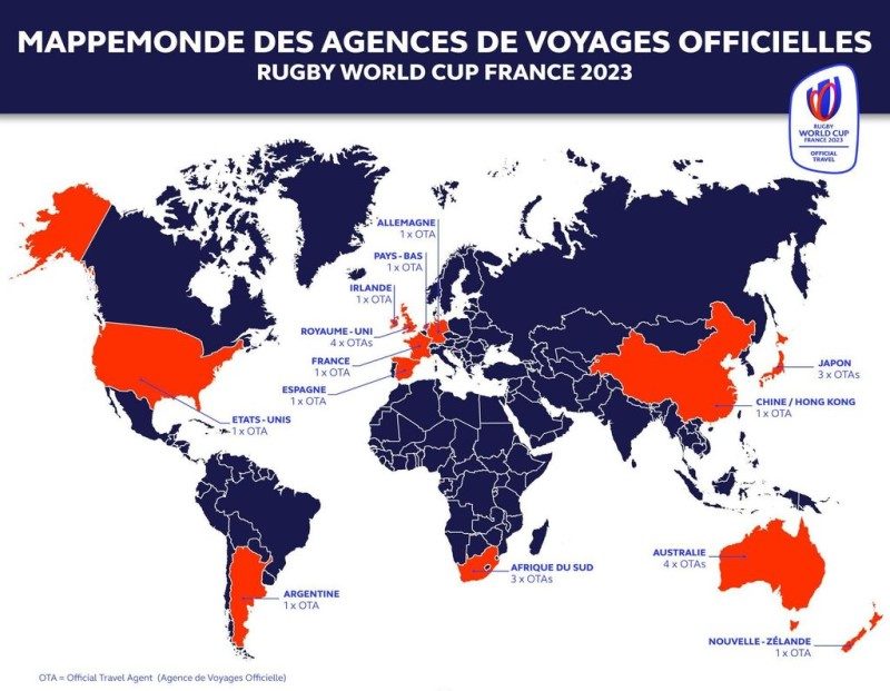 Coupe du Monde de rugby 2023, quelles sont les agences de voyages officielles ? 2