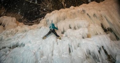 Aux Contamines-Montjoie, la glace dans tous ses états avec le ruisseling 3