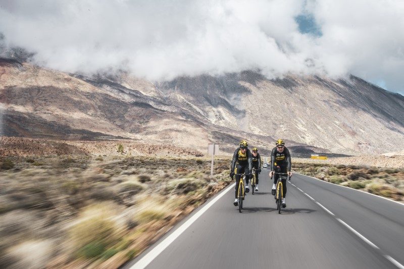 L’équipe cycliste Jumbo Visma fan de Tenerife 1