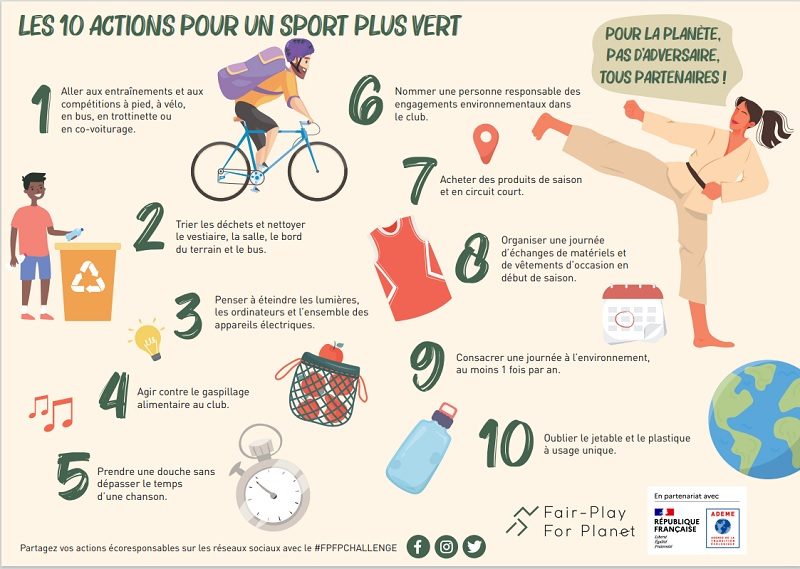 Lancement d'un challenge pour sensibiliser les sportifs à l'écologie 1