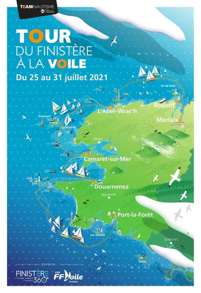 Le Tour du Finistère à la voile met à l'honneur les côtes bretonnes 1