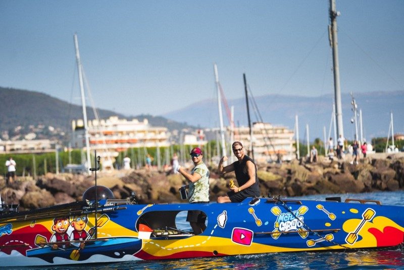 Mcfly et Carlito ont traversé la Méditerranée à la rame