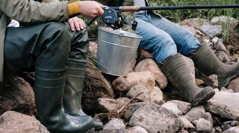 Cuissarde de Pêche Waders Bottes de Pêche Pantalon Pêcheur Botte