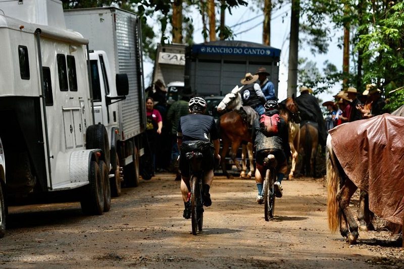 L'enthousiasme d'Axel Carion, fondateur du BikingMan, finisher de l'étape brésilienne 6