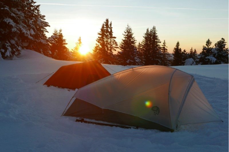 Bivouac en plein hiver sur le Plateau des Glières 1