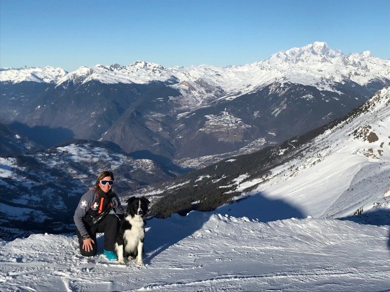 Emilie Redon, pisteur maître-chien d'avalanches à Valmorel 2