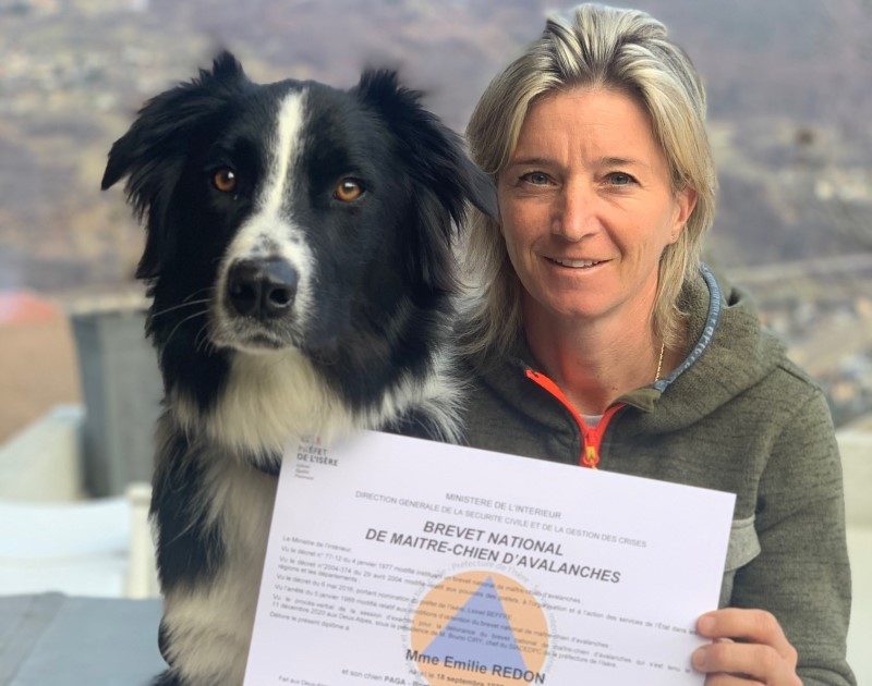 Emilie Redon, pisteur maître-chien d'avalanches à Valmorel 1