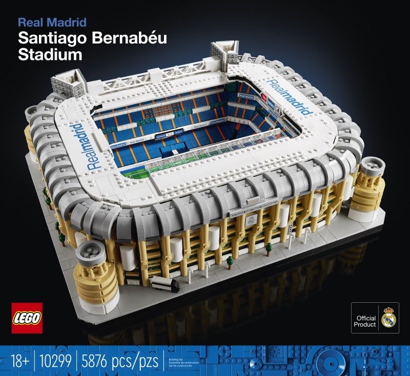 Le stade Santiago Bernabéu du Real Madrid disponible en Legos