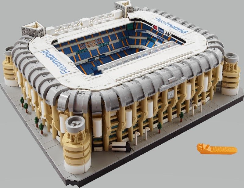 Le stade Santiago Bernabéu du Real Madrid disponible en Legos