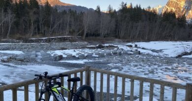 J'ai testé le Fat Bike au bord du Giffre (Haute-Savoie) 3