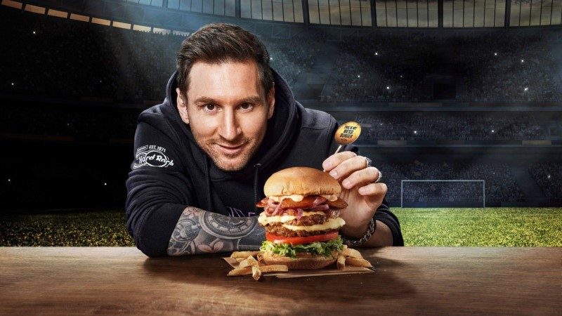 Le Hard Rock Cafe lance son Messi Burger à Paris 2