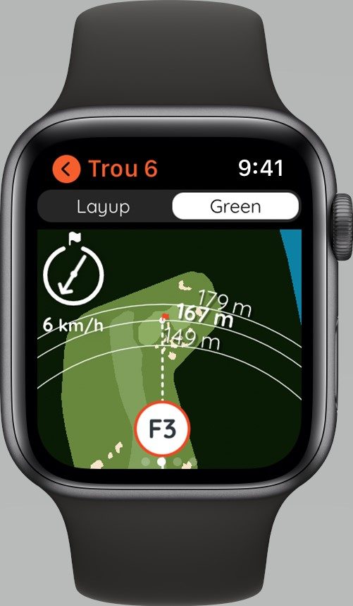 L’appli golf Hello Birdie disponible sur Apple Watch 3