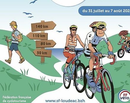 Loudéac (Côtes-d'Armor) accueille cette année la semaine fédérale internationale de cyclotourisme 2