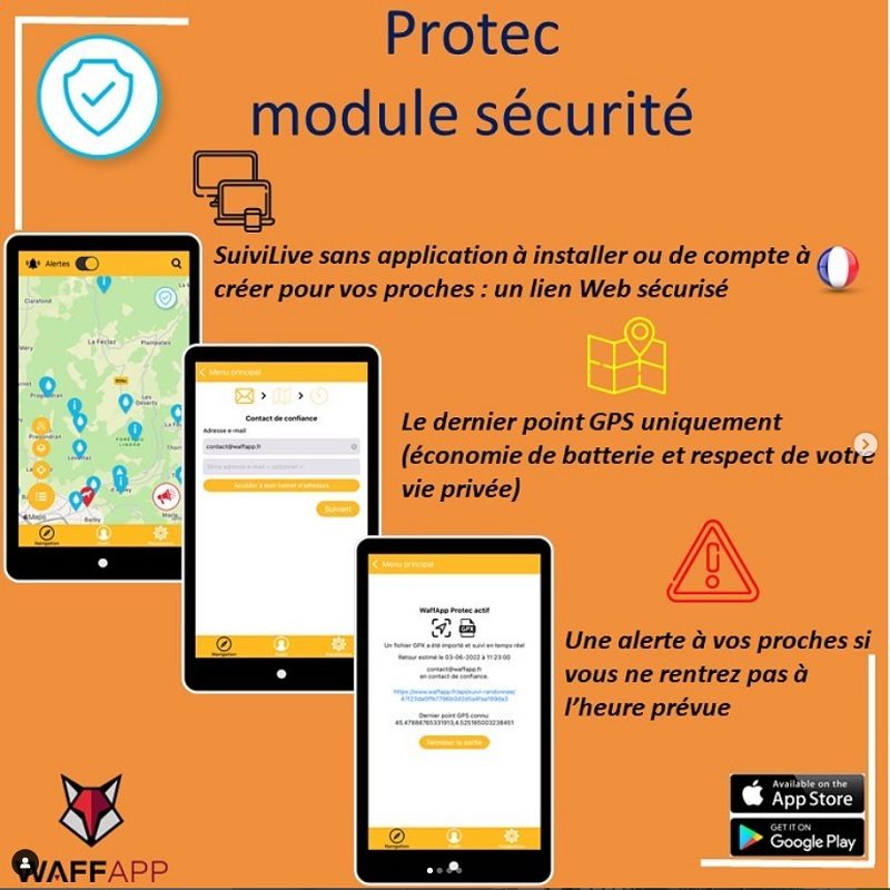 WaffApp, le « Waze pour les activités en extérieur », permet de rassurer ses proches 1