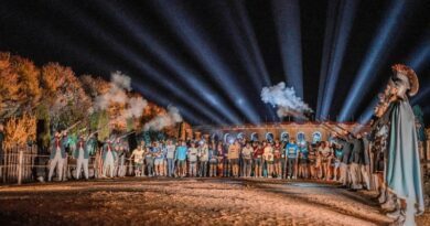 La Foulée des Géants, course nocturne dans les décors du Puy du Fou 2