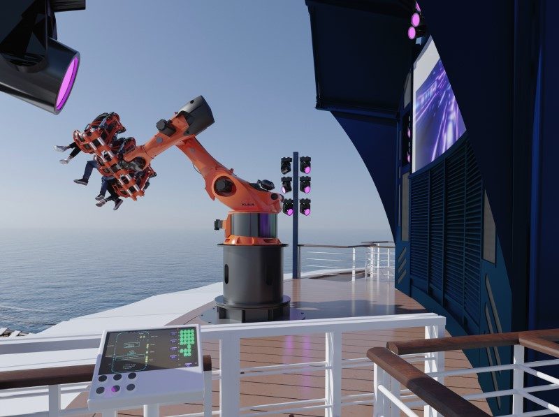 Robotron, la nouvelle attraction à sensations fortes de MSC Croisières 1