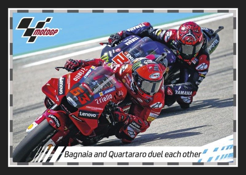 Panini vous fait voyager avec la Moto GP 1