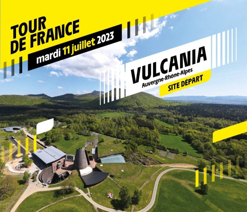 Après le Futuroscope, le Puy du Fou et Disneyland, Vulcania accueille le Tour de France 2
