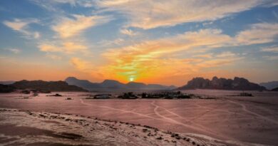 Courir de nuit dans le désert du Wadi Rum en Jordanie 3