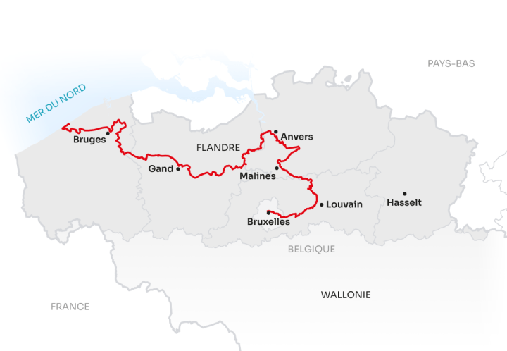 Véloroute iconique en Flandre (Belgique) : La Route des Villes d’art 2