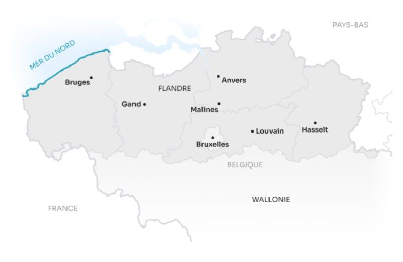 Véloroute iconique en Flandre (Belgique) : La Route du Littoral 2