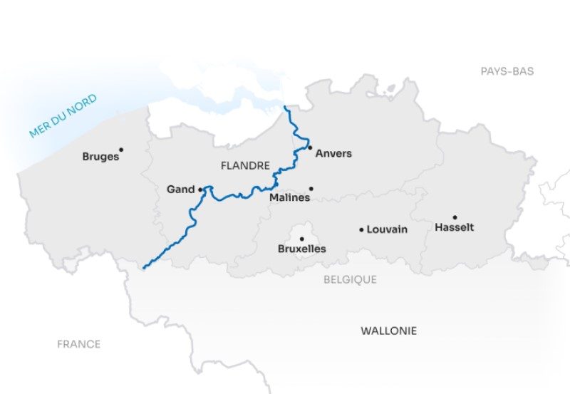 Véloroute iconique en Flandre (Belgique) : La Route de l’Escaut 2