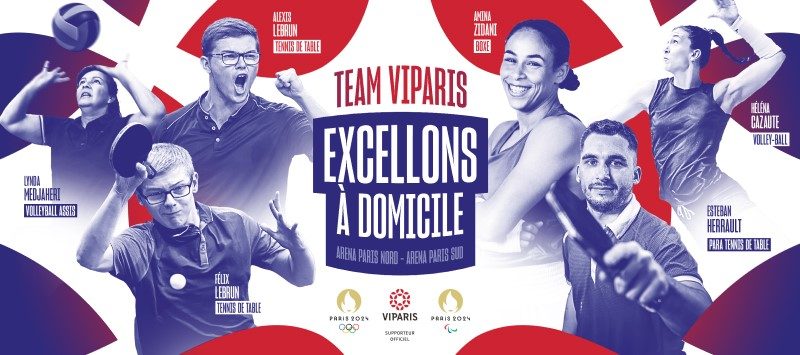 Supporteur officiel de Paris 2024, Viparis s’engage avec six athlètes Olympiques et Paralympiques 1