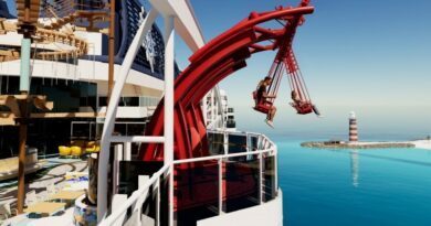 “Cliffhanger”, une balançoire à bord d’un bateau qui s’élève à 50 m au-dessus de la mer