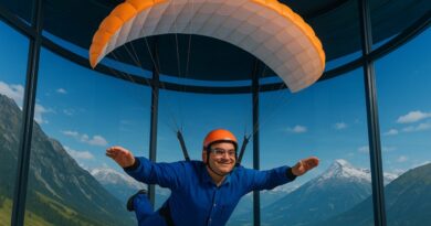 Du parapente en intérieur à Lampaul-Plouarzel (Finistère)