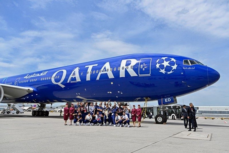 Paris célèbre le triomphe du PSG en Ligue des Champions avec Qatar Airways 1 Paris célèbre le triomphe du PSG en Ligue des Champions avec Qatar Airways 1