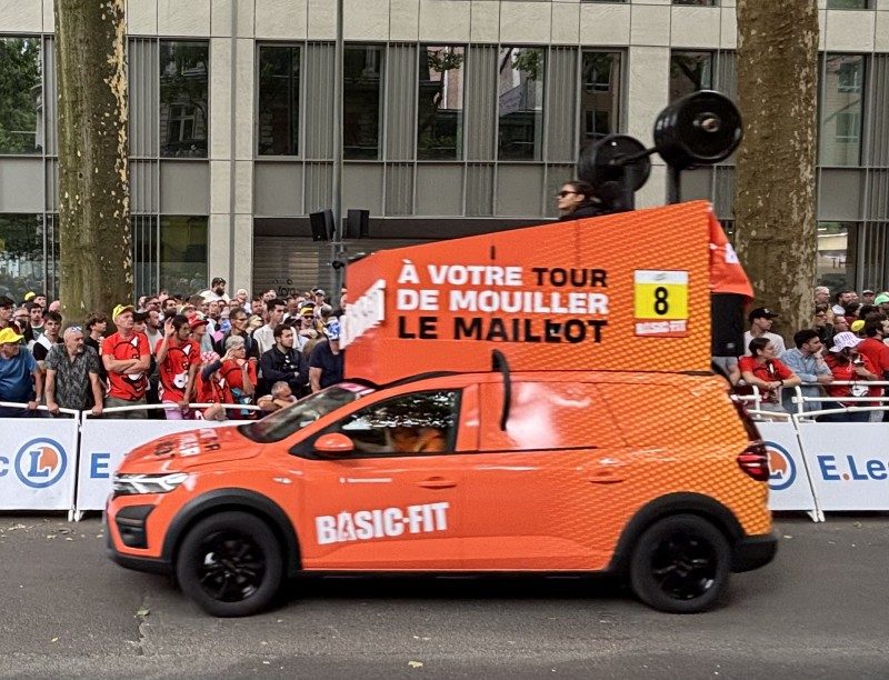 Basic-Fit muscle sa visibilité avec le Tour de France 1 Basic-Fit muscle sa visibilité avec le Tour de France 1
