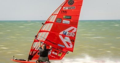 Un Français frôle les 100 km/h en windsurf en Namibie