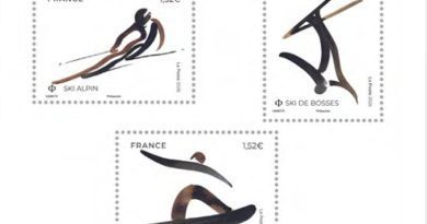 La Poste consacre une nouvelle série de timbres aux sports d’hiver 1 La Poste consacre une nouvelle série de timbres aux sports d’hiver