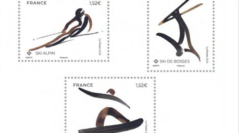 La Poste consacre une nouvelle série de timbres aux sports d’hiver