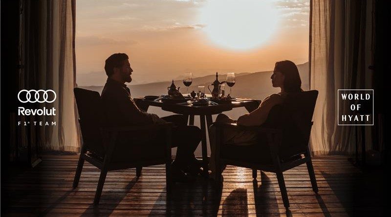 Du paddock à la suite penthouse : Audi F1 prend ses quartiers avec Hyatt 1