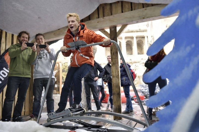 JO de Milan-Cortina : un simulateur de ski indoor français présent sur le parcours de la Flamme 1 JO de Milan-Cortina : un simulateur de ski indoor français présent sur le parcours de la Flamme 1