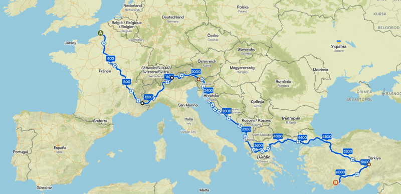 Du Crotoy (baie de Somme) à Antalya : un périple de 6 500 km à vélo 2
